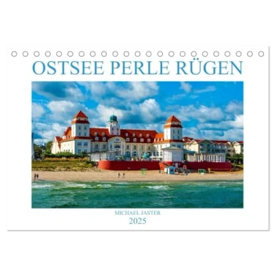 Abbildung von OSTSEE PERLE RÜGEN Michael Jaster (Tischkalender 2025 DIN A5 quer), CALVENDO Monatskalender
