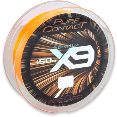 Abbildung von Iron Claw X9 Braid 150m Orange 0,16mm Geflochtene Schnur