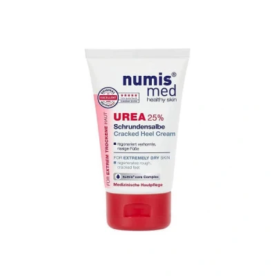 Abbildung von numis® med UREA 25% Cracked Heel Cream Intensive Repair for Extremely Dry, Feet, 50ml Dermatologist Recommended, Made in Germany