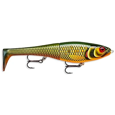 Abbildung von Rapala Unisex Adult X Rap Peto Angelköder Kunstköder mit weichem Fischschwanz Süßwasser Spinnköder Lauftiefe 0.5 1m Fischköder 14cm, Hergestellt in Estland Scaled Roach, 14 cm / 39g