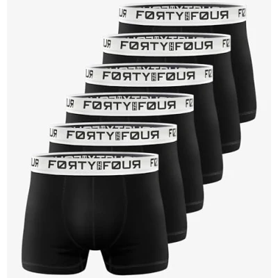 Abbildung von fortyfour 6 PACK Panties, Herren, Größe: XL, Schwarz weiß