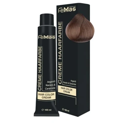 Abbildung von FemMas Premium Haarfarbe Hair Color Cream 100ml Mittelblond 7