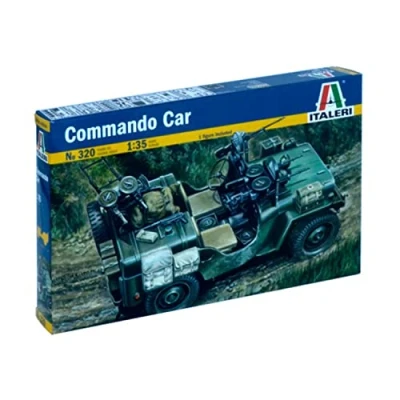 Abbildung von Italeri 8001283803205 Commando Car, grün, Unlackiert