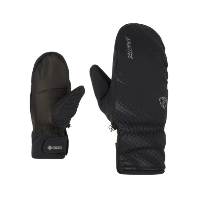 Abbildung von Ziener Damen KAROIA Ski Fäustling/Wintersport Primaloft, Winddicht, sehr warm, Black, 6