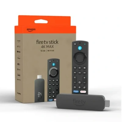 Abbildung von Amazon Fire TV Stick 4K Max, unterstützt Streaming über Wi Fi 6E, Ambient