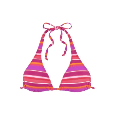 Abbildung von s.Oliver Triangel Bikinitop, Damen, Größe: 32xA/B, Pink bedruckt