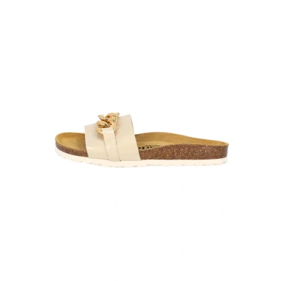 Abbildung von Palado GOZO Pantolette flach, Damen, Größe: 37, Beige lack Schuhe