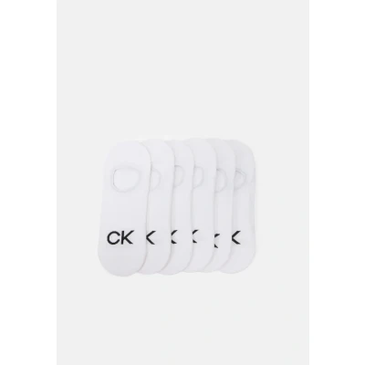 Abbildung von Calvin Klein Underwear MEN Footie HIGH CUT Albert 6 PACK Füßlinge, Herren, Größe: One Size, White