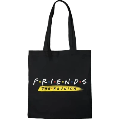 Abbildung von cotton division Bag Friends REUNIN, Referenz: BWFRIENBB001, Schwarz, 38 x 40 cm