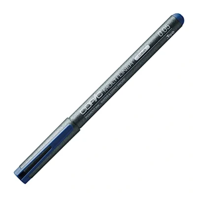Abbildung von COPIC Multiliner 0,05 mm, Cobalt, Fineliner mit einer feinen Spitze und wasserbeständiger Pigmenttinte