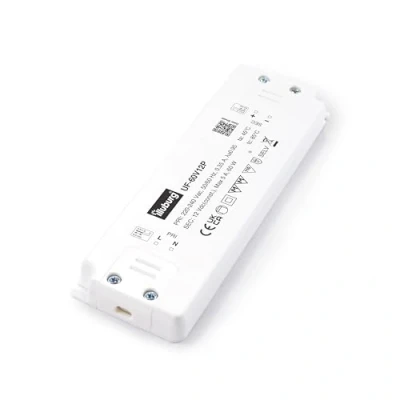 Abbildung von illuburg LED Trafo 12V 60W Flach Flackerfrei Geräuschlos für G4 GU5,3 Streifen Möbel Verdeckte Montage Netzteil Treiber Vorschaltgerät Driver Power Supply