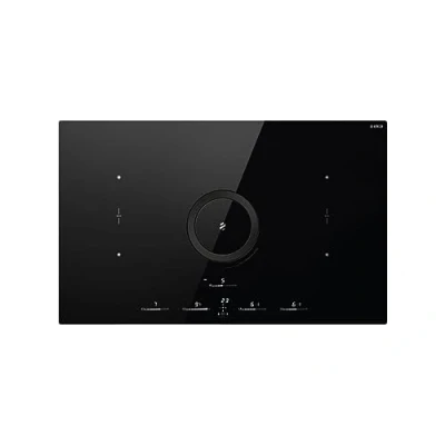 Abbildung von Elica NIKOLATESLA SWITCH GLOW BL/A/83, Schwarz, Integriert, 83 cm, Zonen Induktionskochfeld, Glas, 4 Zone(n)