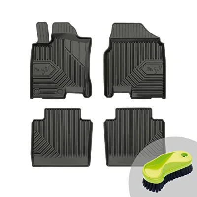 Abbildung von FROGUM No.77 Gummimatten Ganzjahresset von Auto Fußmatten Autofussmatten für Nissan Qashqai I +2 2008 2013 Langlebiges TPE Material