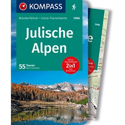 Abbildung von KOMPASS Wanderführer Julische Alpen, 55 Touren mit Extra Tourenkarte: GPS Daten zum Download