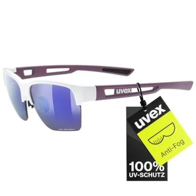 Abbildung von uvex sportstyle 805 CV Outdoorbrille für Damen und Herren konstraststeigernd verspiegelt pearl prestige matt/plasma one size