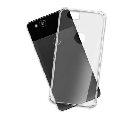 Abbildung von mtb more energy® Case Soft Armor kompatibel mit Google Pixel 2 XL (6.0&#039;&#039;) Anti Shock Verstärkung 1,5mm TPU Schutz Hülle Cover Tasche Handyhülle