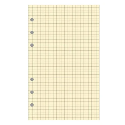 Abbildung von Exacompta 28211E Recharge Bloc de feuilles quadrillé pour organiseur Exatime 21 40 feuillets Ivoires