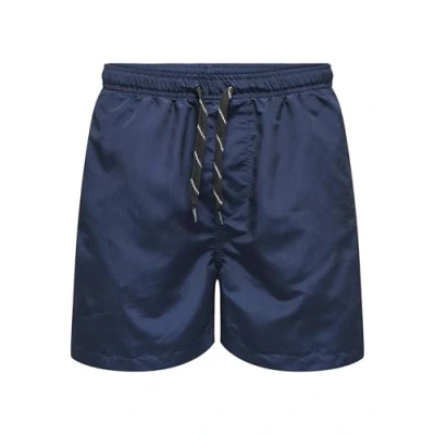 Abbildung von ONLY &amp; SONS Herren ONSTED Life Short Swim NOOS Badeshorts, Navy Blazer, L