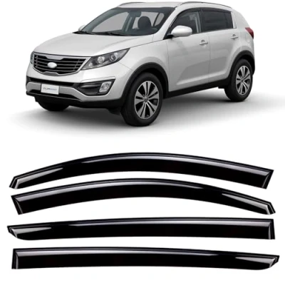 Abbildung von CLIM ART Windabweiser für Kia Sportage 2010 2015 Autofenster Regenschutz, Regenabweiser, Anklebbare Deflektoren, 4 Stück