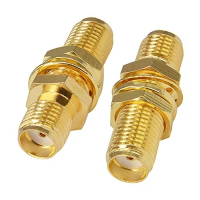 Abbildung von Boobrie SMA Adapter, Koaxial Buchse, Buchse auf WLAN Antenne, für GPS LAN Geräte, kabellos, 2 Stück