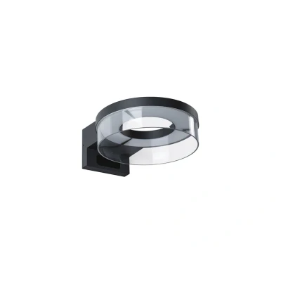Abbildung von Paulmann 93111 LED Außenwandleuchte Capera Bewegungsmelder IP44 231mm 3000K 8 / 1x1,2W 700lm 230V Anthrazit Aluminium