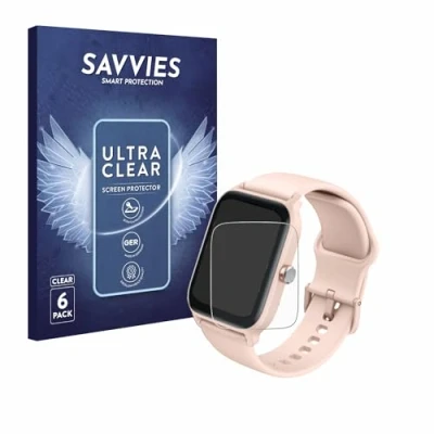 Abbildung von Savvies 6 Stück Schutzfolie für Gydom IDW13 1.8&quot; Displayschutz Folie Ultra Transparent