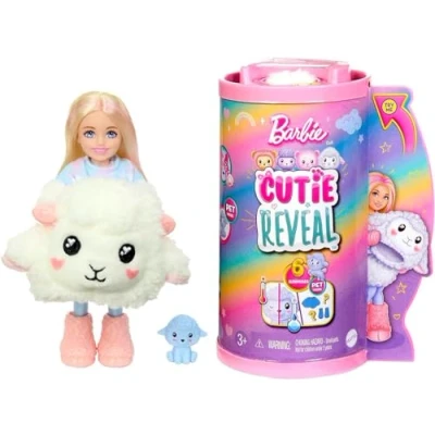 Abbildung von Barbie Cutie Reveal HKR18, Mini Puppe, Weiblich, 3 Jahr(e), Junge/Mädchen, 139 mm, Mehrfarbig