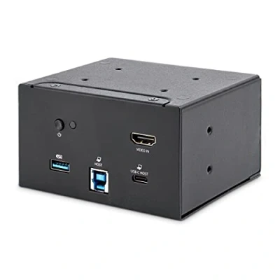Abbildung von StarTech.com Laptop Dockingmodul für Tischanschlussfeld 4K HDMI USB C / A Boardroom Dockingstation MOD4DOCKACPD