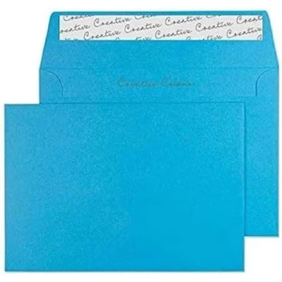 Abbildung von Blake Creative Colour 110 Briefumschläge Haftklebung Tiefblau C6 114 x 162 mm 120g/m² 500 Stück