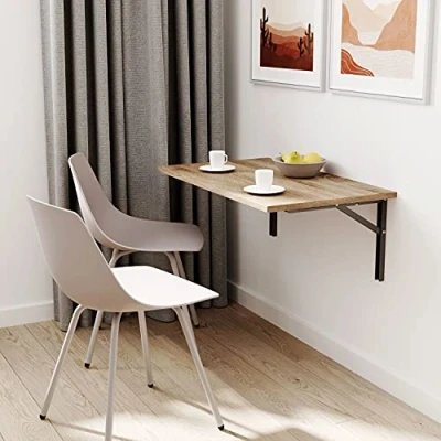 Abbildung von mikon 100x40 Wandklapptisch Klapptisch Wandtisch Küchentisch Schreibtisch Kindertisch TRÜFFEL