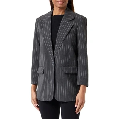 Abbildung von ONLY Damen ONLBRIE L/S OVRS PINS NOOS Blazer, Dark Grey Melange, 42