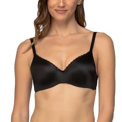 Abbildung von Playtex Damen Bügel BH gepolsterter Körbchen Push Up 24H Soft Absolut Bh, Weiss, 85B