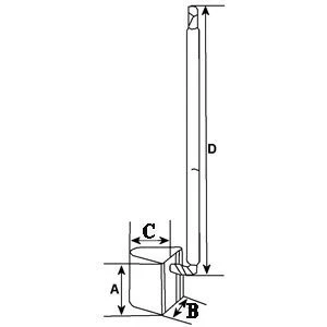 Abbildung von HC Cargo F032900265 Kohlebürste, Starter 11,00mm