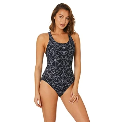 Abbildung von Zoggs Damen Powerback Badeanzug, Warrego Print, 40