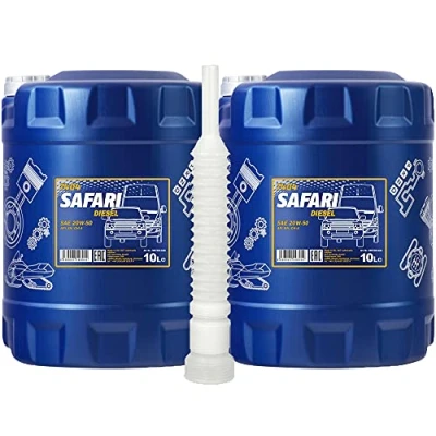 Abbildung von 2 x 10L MANNOL Safari 20W 50 API CF/Universal Motoroel Oldtimer