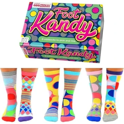 Abbildung von United Oddsocks Freizeitsocken Foot Kandy Socken in 37 42 im 6er Set