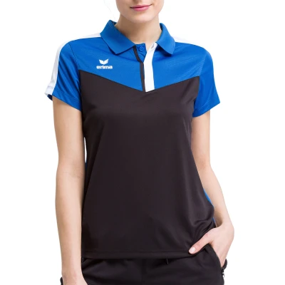 Abbildung von Erima Squad Poloshirt Damen blauschwarzweiss, 34