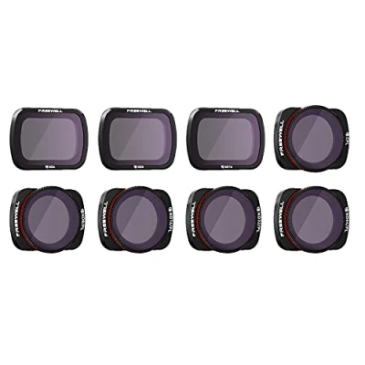 Abbildung von Freewell All Day 4K Serie 8 Pack ND4, ND8, ND16, CPL, ND8/PL, ND16/PL, ND32/PL, ND64/PL Camera Lens Filters Kompatibel mit Osmo Pocket, Pocket 2