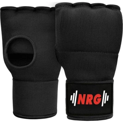 Abbildung von Gel Innenhandschuhe Boxen mit Boxbandagen Größe: M