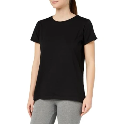 Abbildung von JEEP O102928 B000 J Damen T Shirt Oversize Vertikaler Seitenaufdruck Ärmel hochgekrempelt J23W Black M
