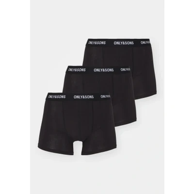 Abbildung von Only &amp; Sons Onsfitz Solid Trunk 3PACK NOOS Panties, Herren, Größe: Small, Black