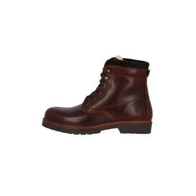 Abbildung von Palado Stiefeletten Herren Ocobs gefertigt aus hochwertigem Rindsleder warm gefüttert handgefertigt in Portugal robuste TPR Sohle, zeitloses Design Braun UK8 EU41