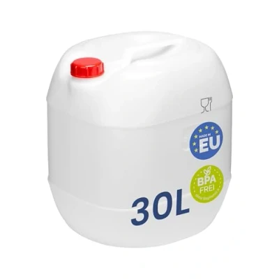 Abbildung von Garronda Wasserkanister Camping BPA frei Lebensmittelecht Wasserbehälter Kanister 30L Wassertank Zubehör Outdoor Weiß GD 0082