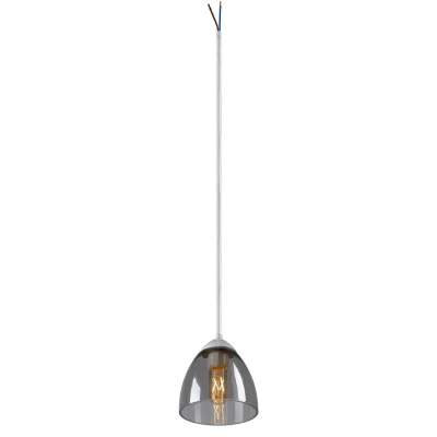 Abbildung von SLV Pendelleuchte PARA CONE GL / Wohnzimmer Lampe, Innen Beleuchtung, Hänge Leuchte Esszimmer, LED, Decken GU10 25W weiß