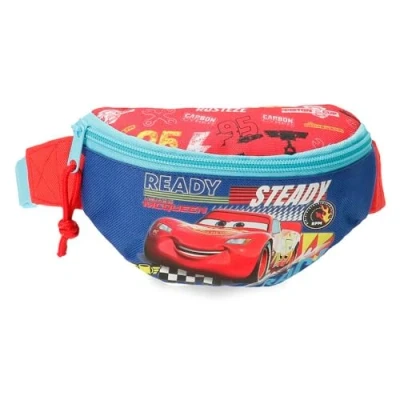 Abbildung von Joumma Disney Cars Lets Race Federmäppchen für die Schule, aus Polyester, ideal Münzen, Karten und kleines Zubehör., rot, Gürteltasche