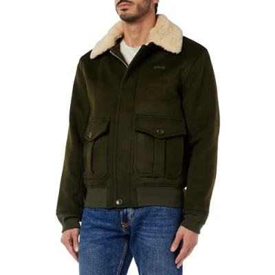 Abbildung von Schott Airguard Bomberjacke, Herren, Größe: XL, Khaki