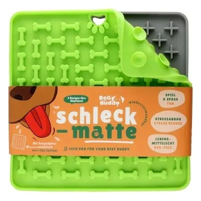 Abbildung von BeG Buddy Leckmatte für Hunde und Katzen Doppelpack
