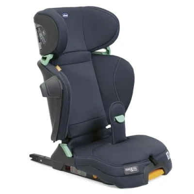 Abbildung von Chicco Autokindersitz FOLD &amp; GO I SIZE, ab: 3 Jahre, bis: 12 100 150 cm, faltbar, inkl. Seitenaufprallschutz und Bauchgurtführung