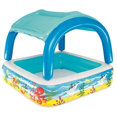 Abbildung von Bestway 52192B 03 Planschbecken Canopy Play Pool, 147 x cm