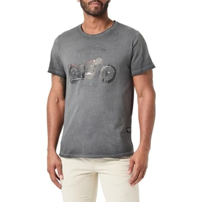 Abbildung von Key Largo Tshirt print, Herren, Größe: Large, Dark grey